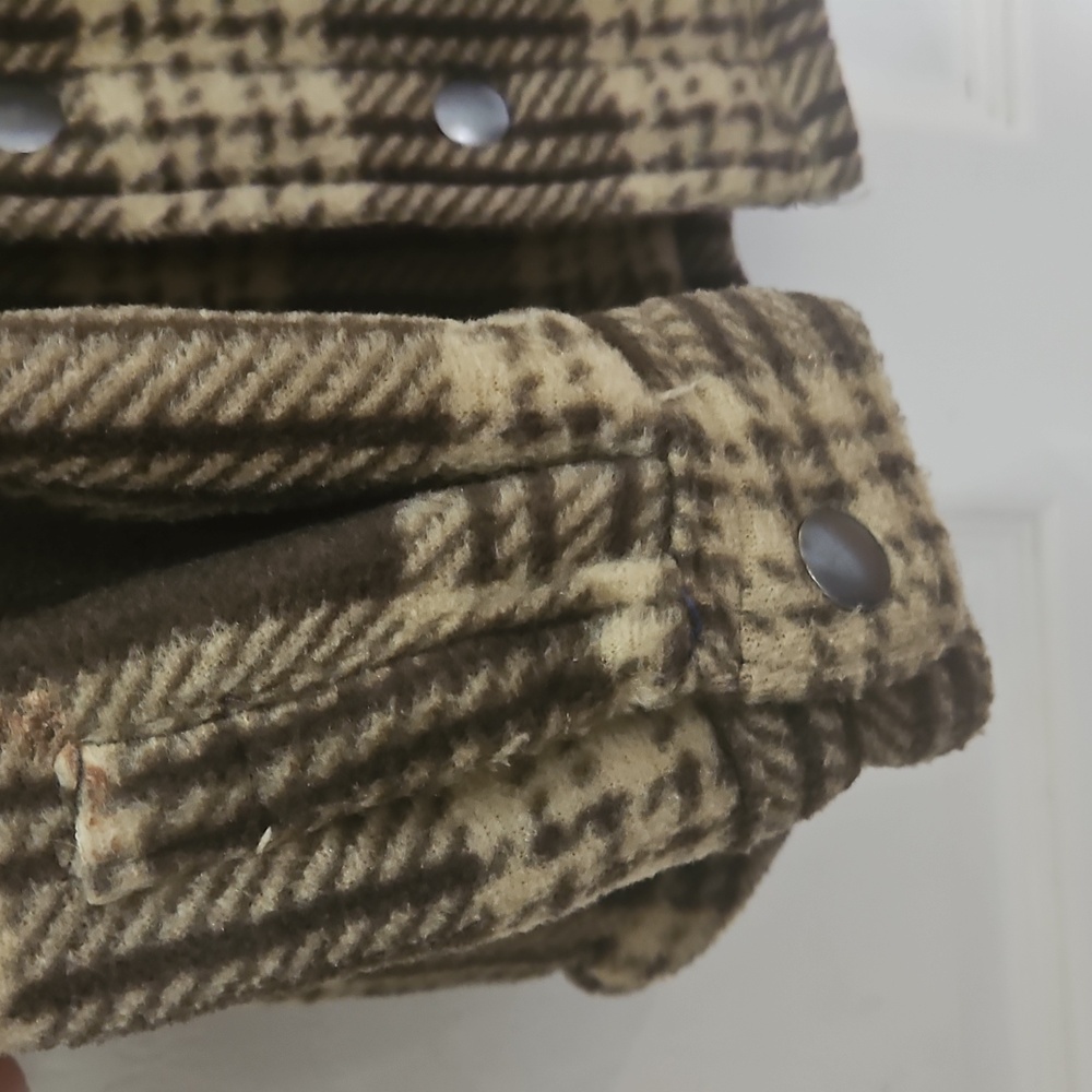 Eddie Bauer Brown Plaid Jacket Faux Shearling Lining Boys Sz 4/5 - Picture 7 of 8